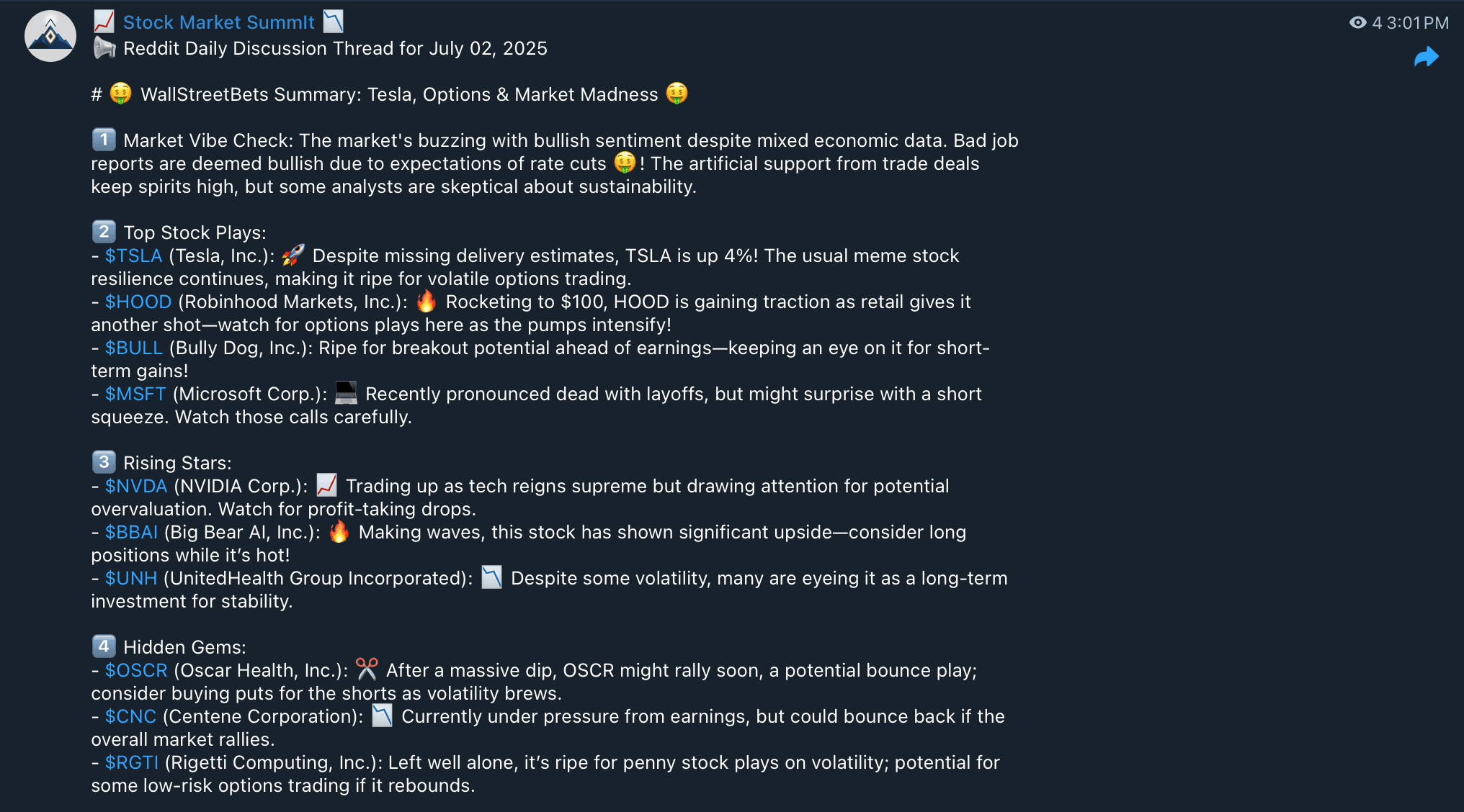 AI Stock Market News Summarizer